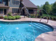 Water Feature Options Water Features for Royal Inground Pool Packages