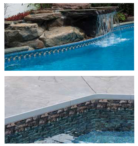View Vinyl Pool Liner Patterns and Options Royal Inground Swimming Pools - Timeless Beauty